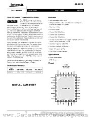 EL6836 datasheet pdf Intersil