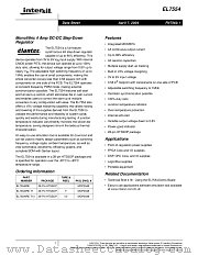 EL7554 datasheet pdf Intersil