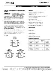 EL5166 datasheet pdf Intersil
