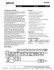 ISL5239 datasheet pdf Intersil