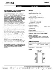 ISL6560 datasheet pdf Intersil