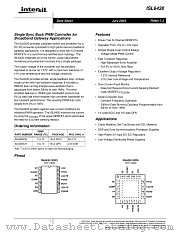 ISL6430 datasheet pdf Intersil