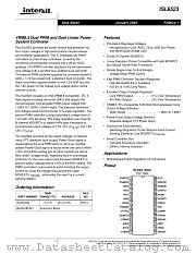 ISL6523 datasheet pdf Intersil