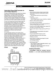 ISL6580 datasheet pdf Intersil