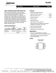 ISL6801AB datasheet pdf Intersil