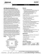 ISL6532 datasheet pdf Intersil