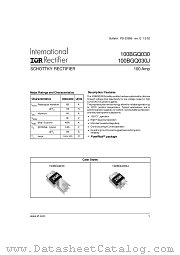 100BGQ030 datasheet pdf International Rectifier