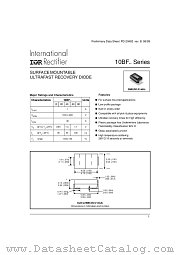 10BF100 datasheet pdf International Rectifier