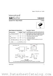 10BQ040 datasheet pdf International Rectifier