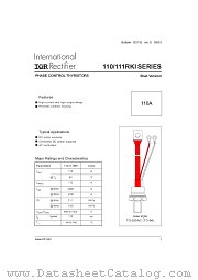 110RKI120 datasheet pdf International Rectifier