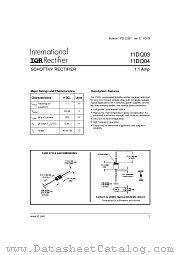 11DQ03 datasheet pdf International Rectifier