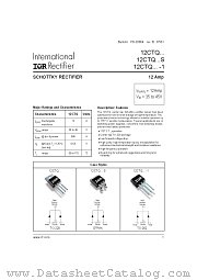 12CTQ045STRR datasheet pdf International Rectifier
