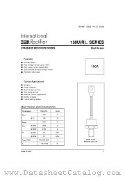 150U120DL datasheet pdf International Rectifier