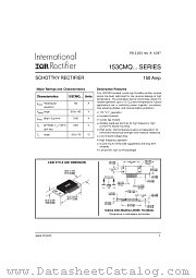 153CMQ100 datasheet pdf International Rectifier