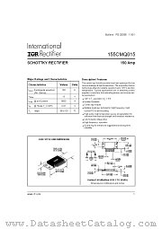 155CMQ015 datasheet pdf International Rectifier