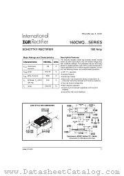160CMQ045 datasheet pdf International Rectifier