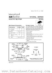 161CMQ035 datasheet pdf International Rectifier