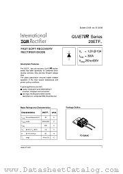 20ETF06 datasheet pdf International Rectifier