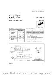 220CMQ030 datasheet pdf International Rectifier