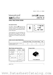 25ETS12S datasheet pdf International Rectifier