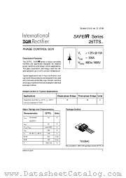 25TTS16 datasheet pdf International Rectifier