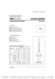 301U250 datasheet pdf International Rectifier