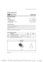 30EPH06 datasheet pdf International Rectifier