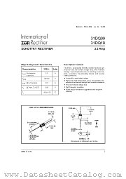 31DQ09 datasheet pdf International Rectifier