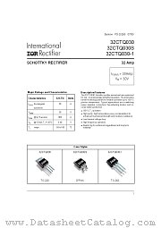 32CTQ030 datasheet pdf International Rectifier