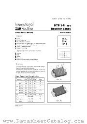 70MT160PB datasheet pdf International Rectifier