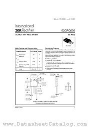 52CPQ030 datasheet pdf International Rectifier