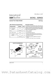 60CNQ040 datasheet pdf International Rectifier