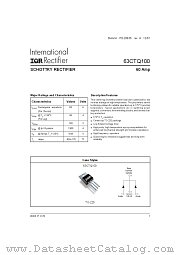 63CTQ100 datasheet pdf International Rectifier