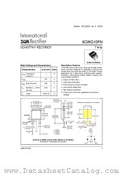 6CWQ10FNTRL datasheet pdf International Rectifier