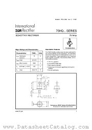 75HQ035 datasheet pdf International Rectifier