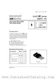 80EPF10 datasheet pdf International Rectifier