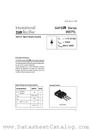 80EPS08 datasheet pdf International Rectifier