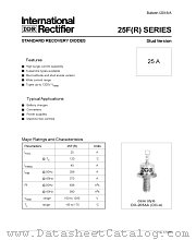 A25F80 datasheet pdf International Rectifier