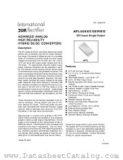 AFL5005S datasheet pdf International Rectifier