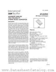 AFL5003R3S datasheet pdf International Rectifier