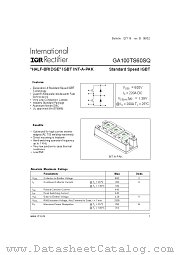 GA100TS60SQ datasheet pdf International Rectifier