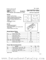 GA150TD120U datasheet pdf International Rectifier