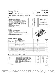 GA250TD120U datasheet pdf International Rectifier