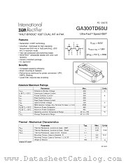 GA300TD60U datasheet pdf International Rectifier