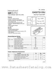 GA50TS120U datasheet pdf International Rectifier
