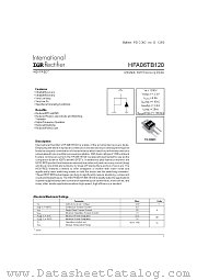 HFA06TB120 datasheet pdf International Rectifier