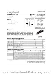 HFA140MD60D datasheet pdf International Rectifier