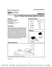 IPS031STRR datasheet pdf International Rectifier