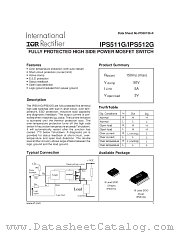 IPS511GTR datasheet pdf International Rectifier