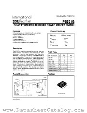 IPS521GTR datasheet pdf International Rectifier